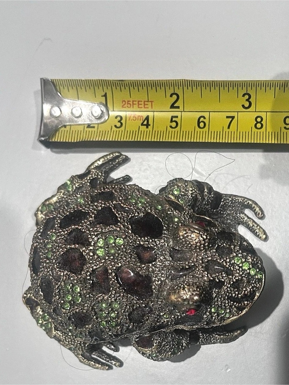 Bejeweled Frog jewelry box